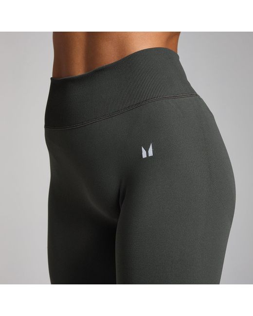 Mp Gray Teo Mid-Rise Seamless Leggings
