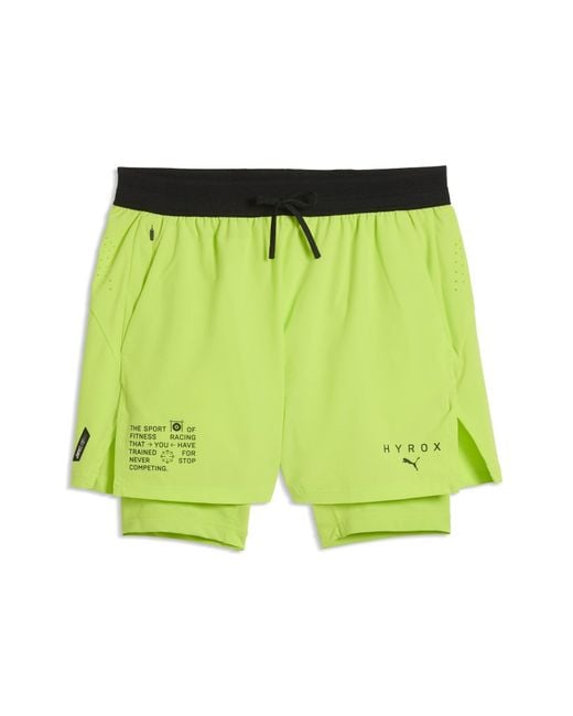 PUMA Green X Hyrox 2In1 Powermode Short for men