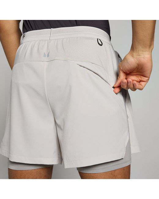 Mp White Velocity Ultra 5 2-In-1 Shorts for men