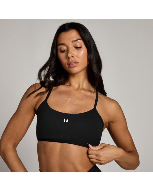 Mp Black Teo Strappy Back Sports Bra