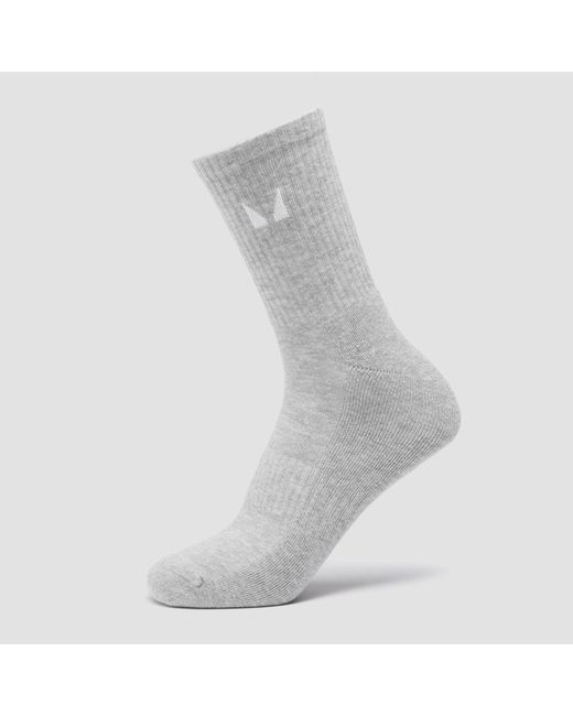 Mp Black Crew Socks (3 Pack)