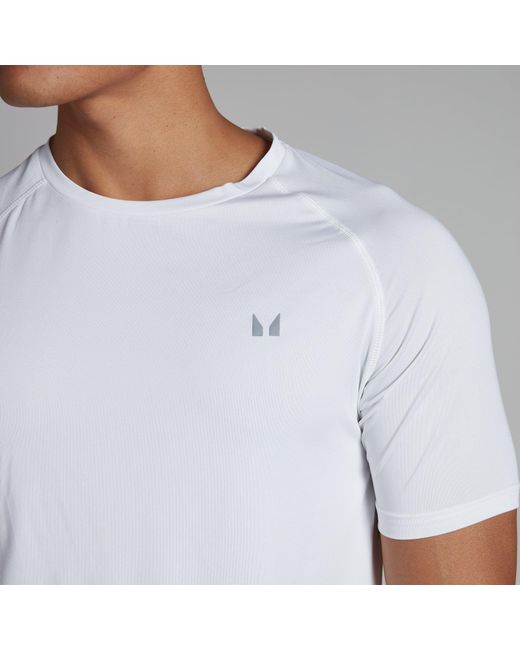 Mp White Training Short Sleeve T-shirt for men