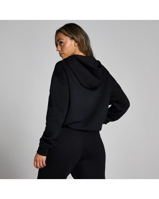 Mp Black Basics Zip Through Hoodie