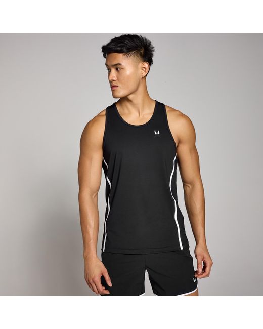 Mp Black Teo Binding Vest for men