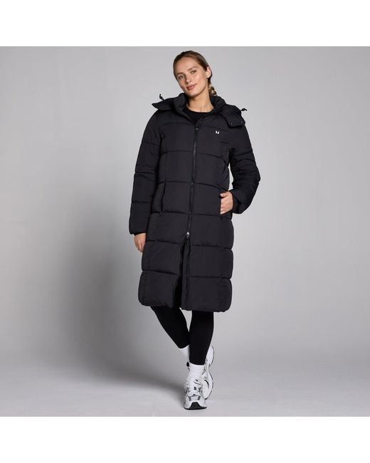 Mp Black Long Padded Puffer Jacket