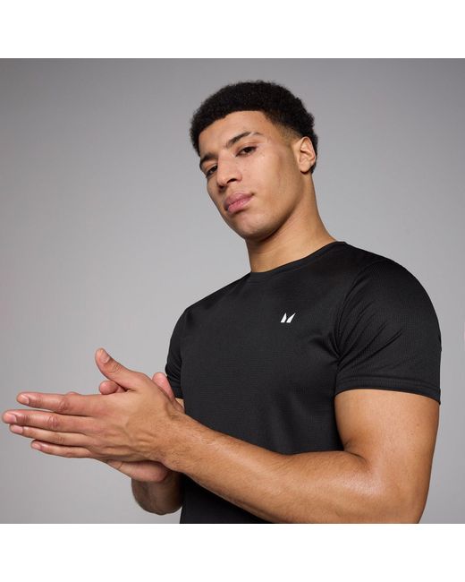 Mp Black Grid Training T-Shirt for men