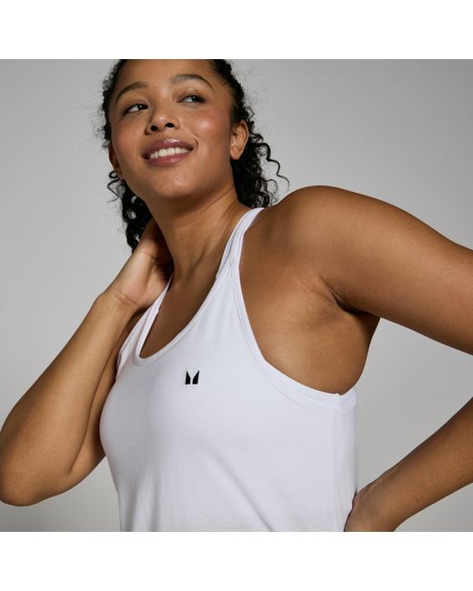 Mp White Training Strappy Vest