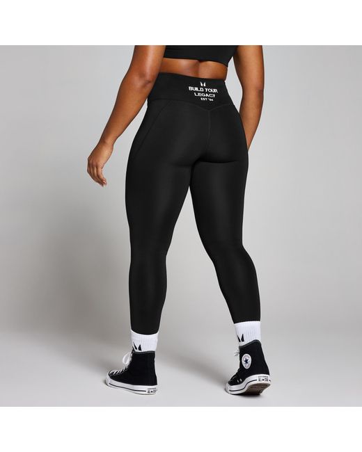 Mallas De Entrenamiento Con Estaado Gráfico Origin Para Mujer De Mp de color Black