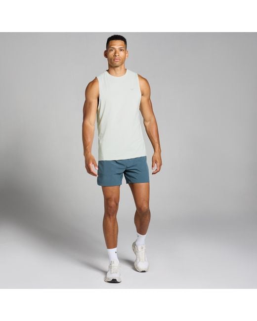 Camiseta De Tirantes De Entrenamiento Para Hombre De Mp de hombre de color White