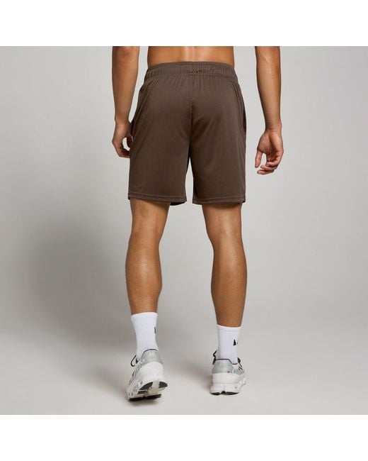 Mp Brown Lightweight Training Shorts for men
