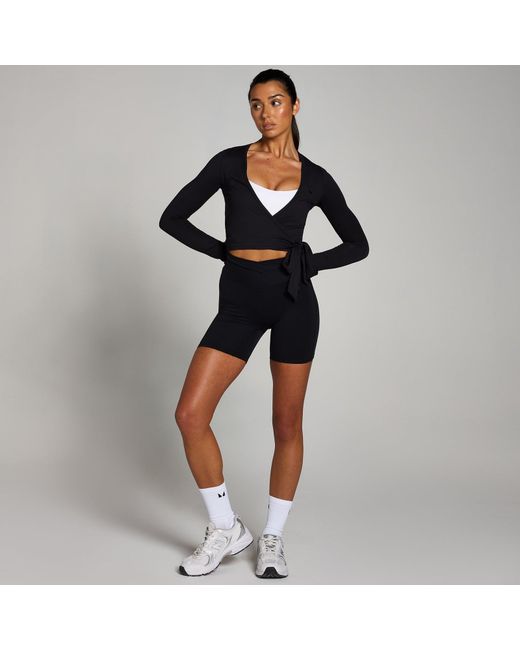 Mp Black Teo Wrap Top