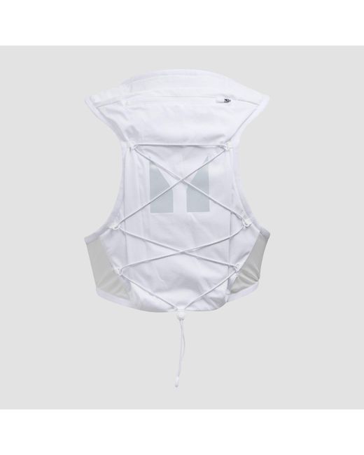 Mp White Hydration Vest & 2 Soft Running Bottles Bundle