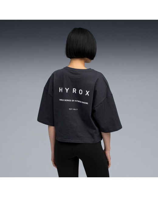 PUMA Blue X Hyrox World Cropped Tee