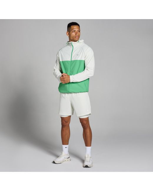 Giacca Bicolore Velocity Da Uomo di Mp in Green da Uomo