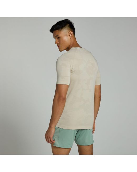 Mp Green Teo Muscle Fit Seamless T-Shirt for men