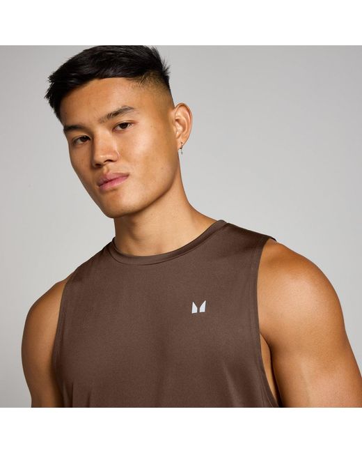 Mp Brown Training Tank for men
