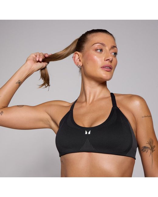 Mp Black Teo Seamless Hybrid Sports Bra