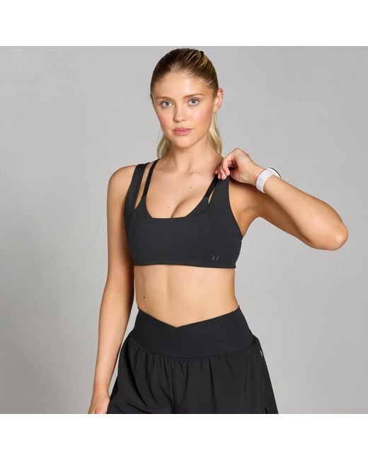 Mp Black Teo Double Layer Sports Bra
