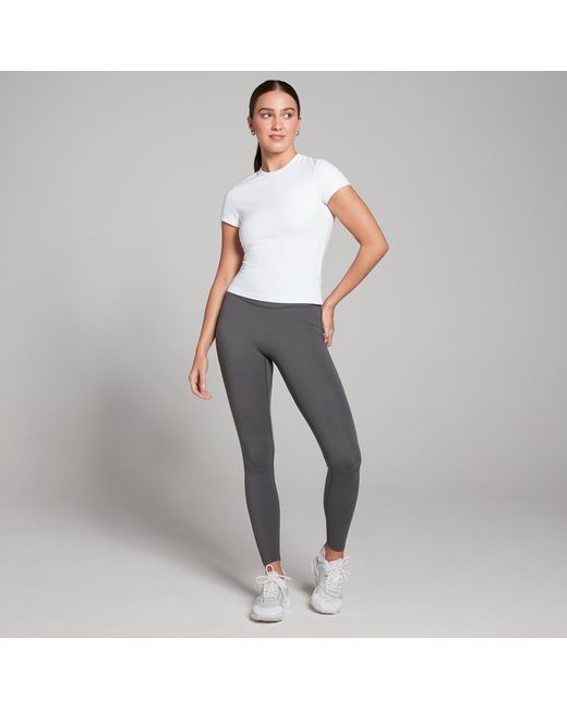 Mp Gray Teo Body Fit Short Sleeve T-shirt