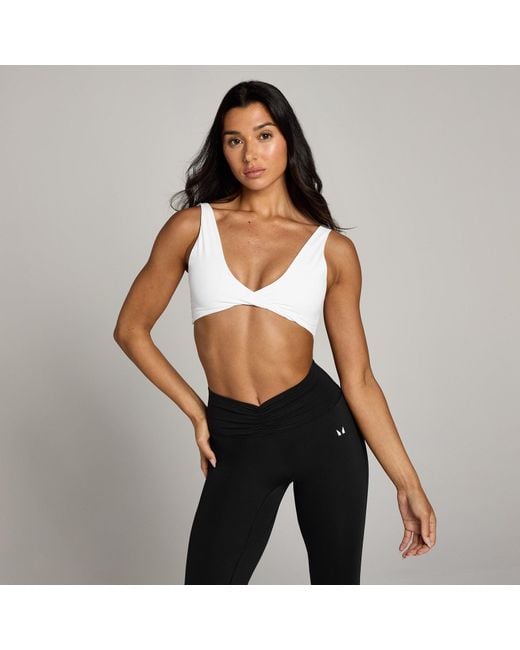 Mp Black Teo Twist Front Sports Bra