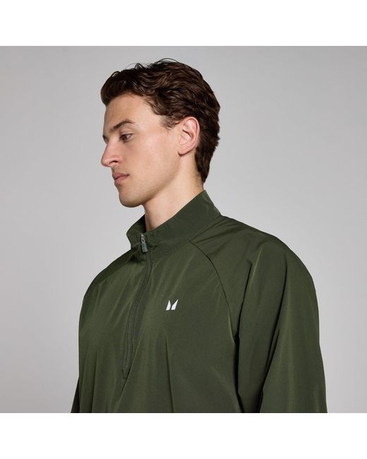 Mp Green Lightweight Windbreaker for men