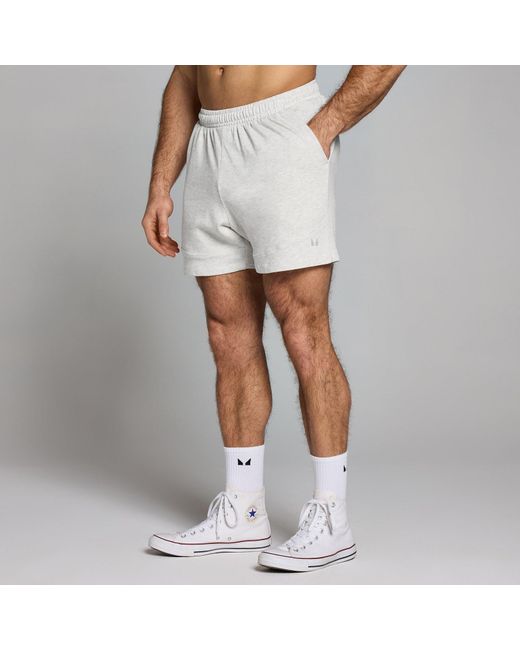Mp White Origin Washed Graphic Sweatshorts for men