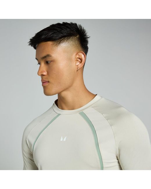 Mp Gray Teo Panel T-Shirt for men