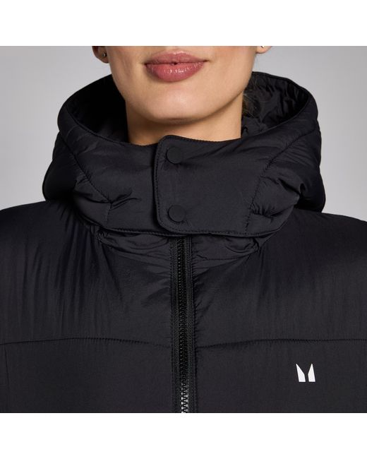 Mp Black Long Padded Puffer Jacket