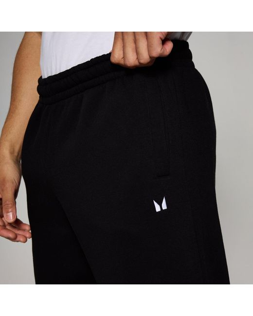 Mp Black Rest Day Straight Leg Jogger for men