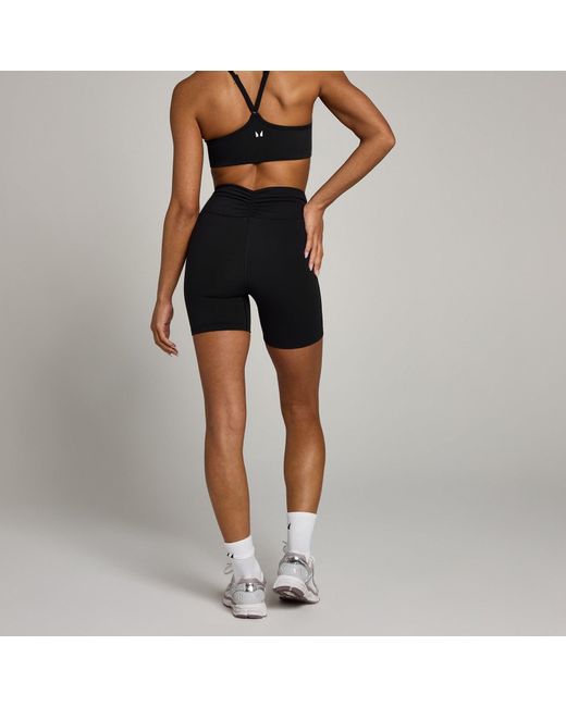 Mp Black Teo Ruched Front Shorts