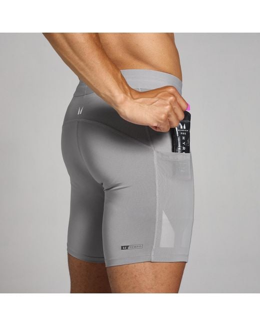 Mp Gray Teo Coression Shorts for men