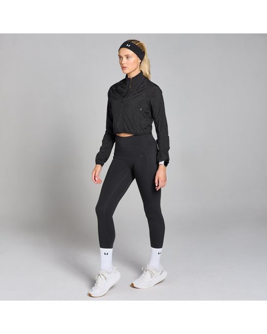 Mp Black Velocity Slim Fit Cropped Windbreaker
