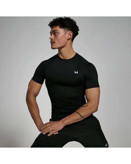 Mp Black Training Short Sleeve Baselayer for men