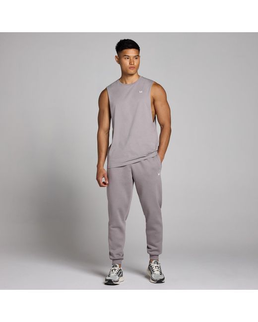 Mp Gray Rest Day Drop Armhole Tank for men