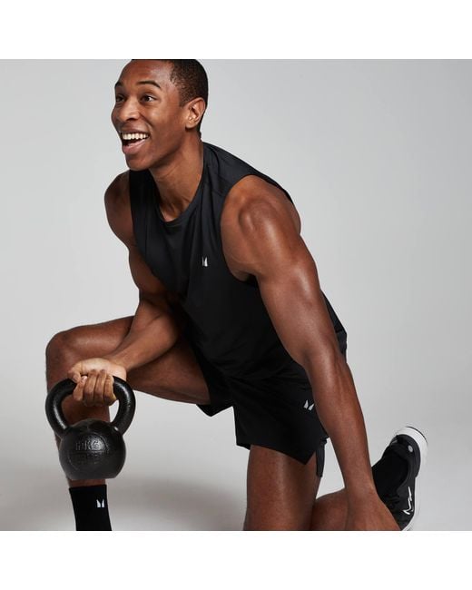 Mp Black Training Tank Top for men