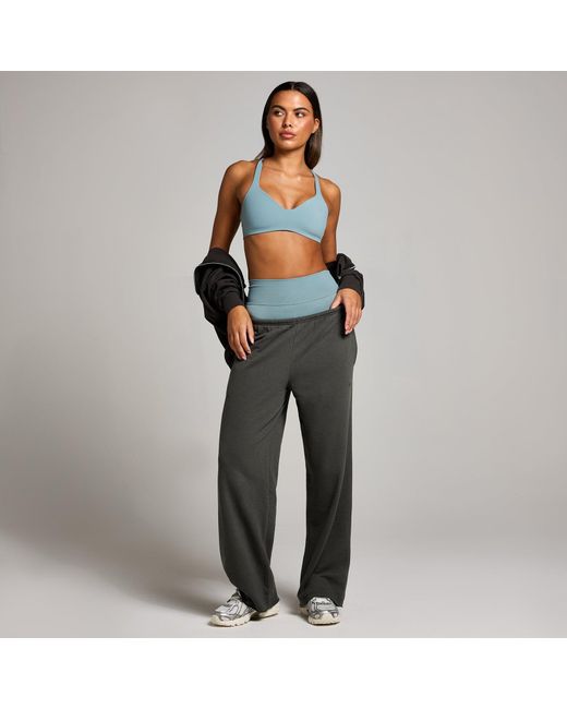 Mp Gray Teo Mid-Rise Straight Leg Joggers