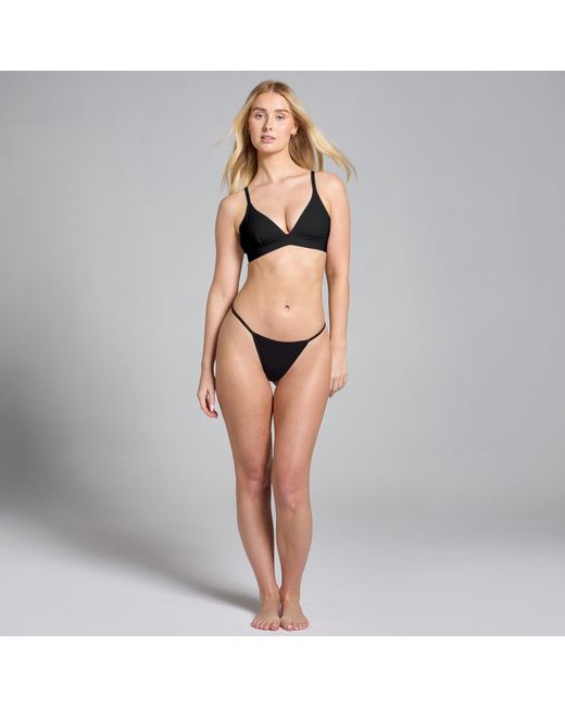 Mp Black Mid Rise G String (3 Pack)