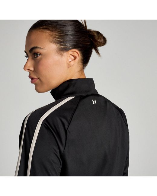 Mp Black Tricot Track Jacket