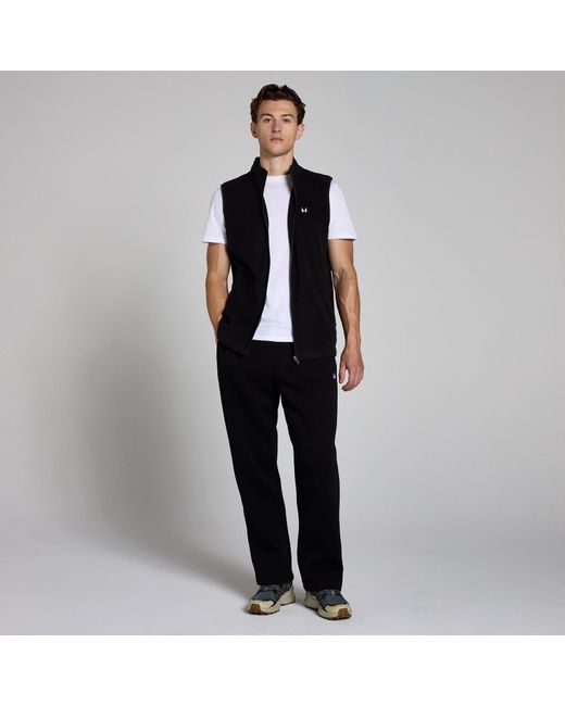 Mp Black Gilet Fleece for men