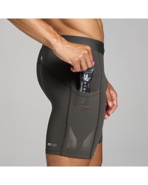 Mp Gray Teo Coression Shorts for men