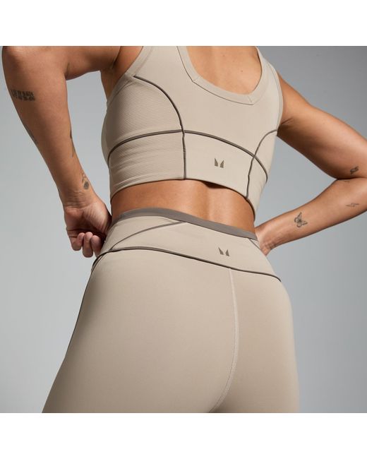 Mp Natural Teo Contrast Texture Leggings