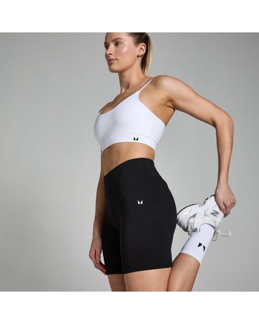 Mp Black Basic Cycling Shorts
