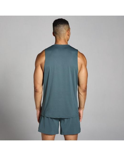 Camiseta De Tirantes De Entrenamiento Para Hombre De Mp de hombre de color Blue