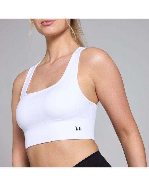 Mp White Shape Seamless Sports Bra
