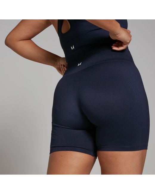 Mp Blue Shape Seamless Cycling Shorts
