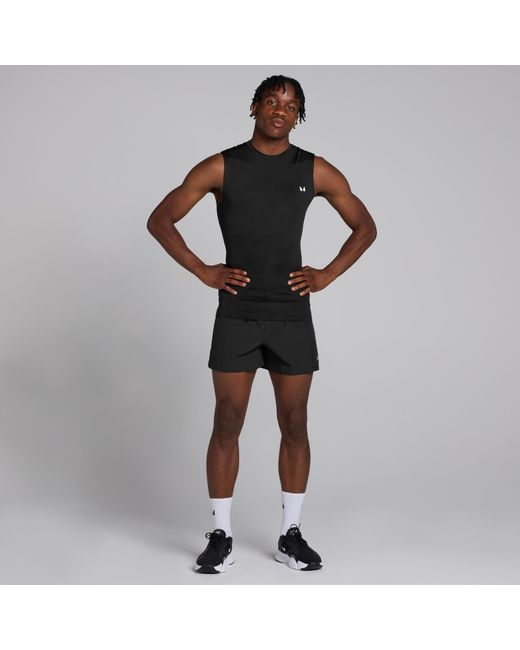 Mp Black Coression Tank Top Vest for men