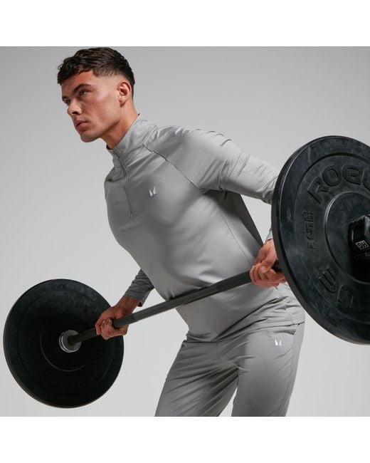 Mp Gray Training 1/4 Zip for men