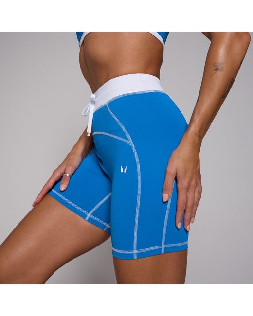 Mp Blue Teo Contrast Drawstring Shorts