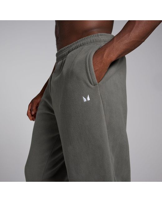 Mp Gray Fleece Joggers for men