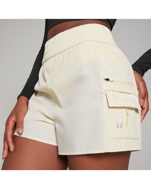 Mp White Double Layer Shorts